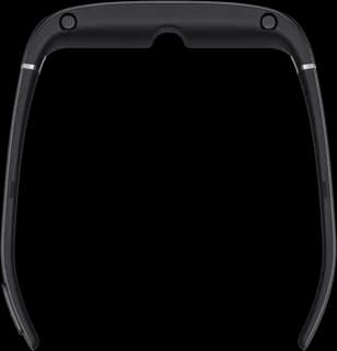 HUAWEI Vision Glass front view, a black plastic band with two small dials near the top corners and a nose bridge cutout.
